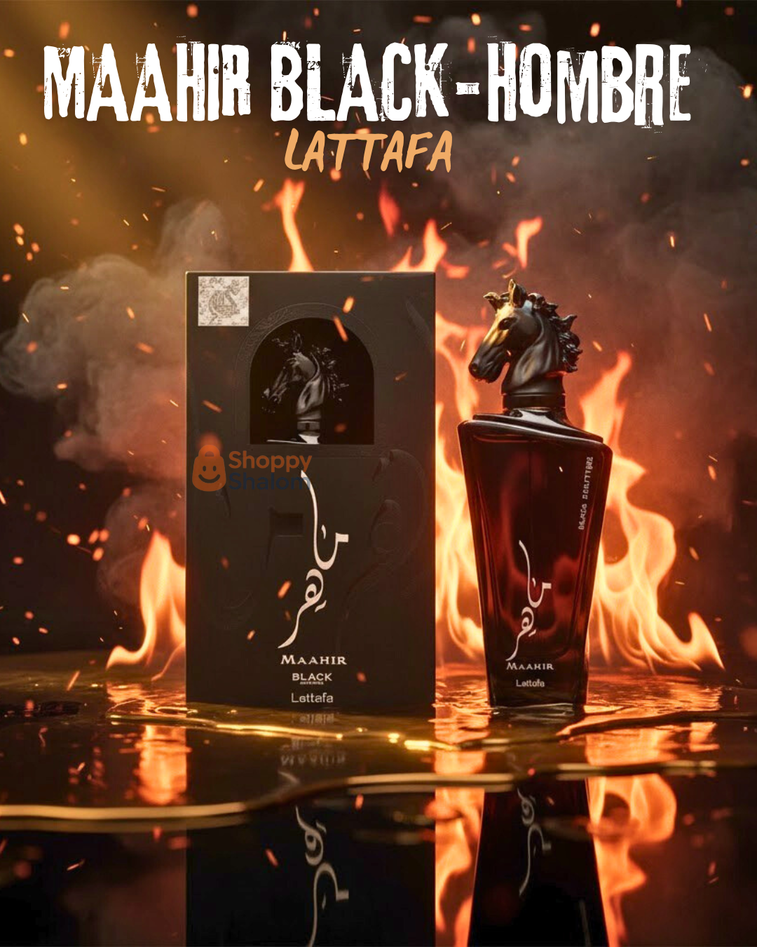Perfume MAAHIR BLACK Hombre