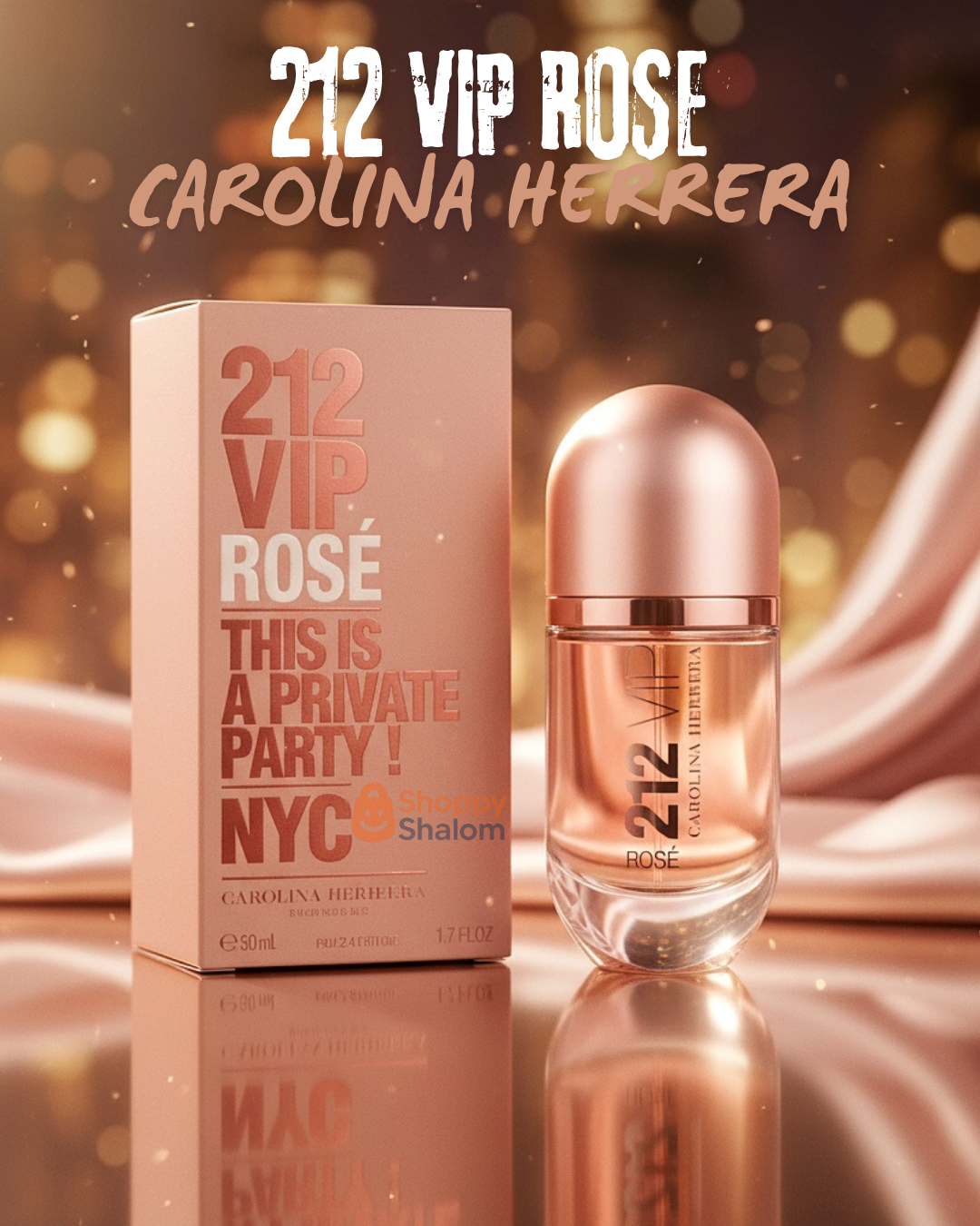 Perfume 212 VIP ROSE Mujer