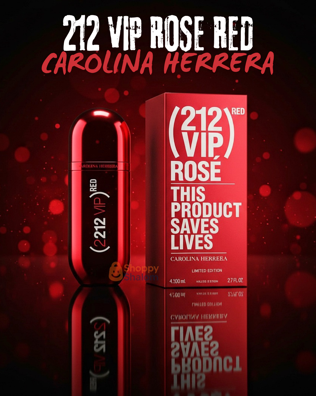 Perfume 212 VIP ROSE RED Mujer