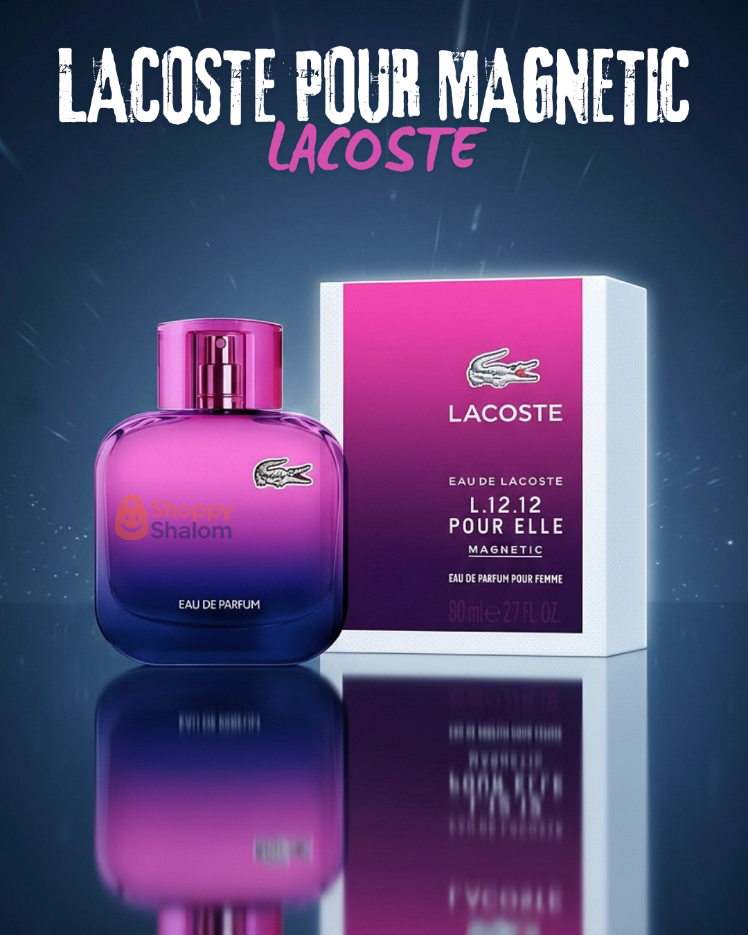 Perfume LACOSTE POUR MAGNETIC Mujer