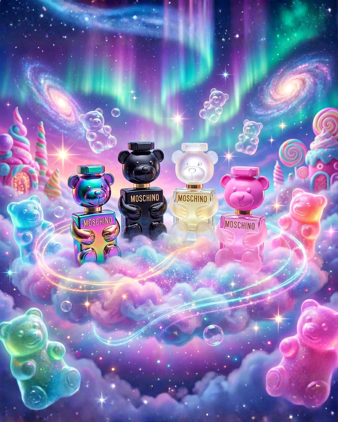 Combo MOSCHINO TOY COLLECTION 4 PIEZAS Kit Perfumes