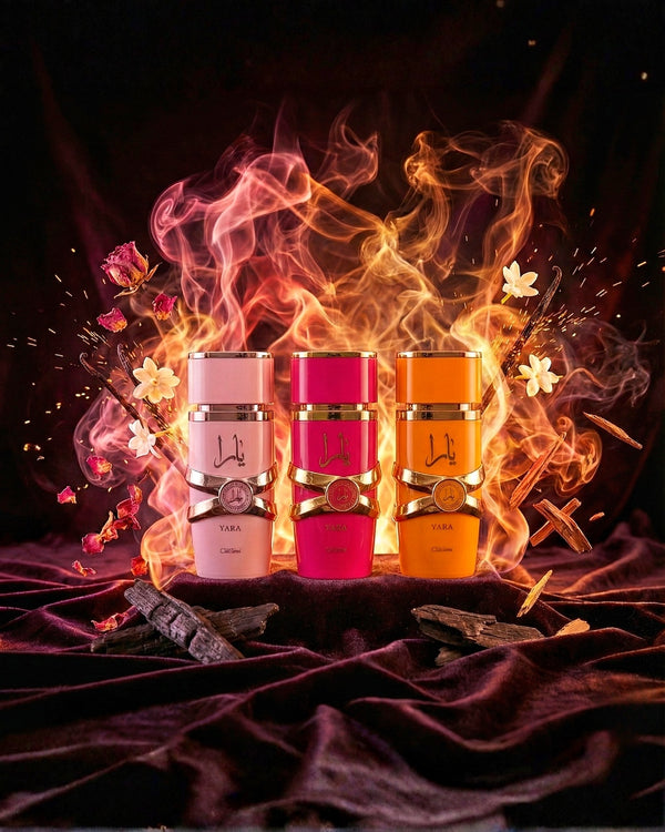 Combo LATTAFA YARA COLLECTION 3 PIEZAS Kit Perfumes Mujer