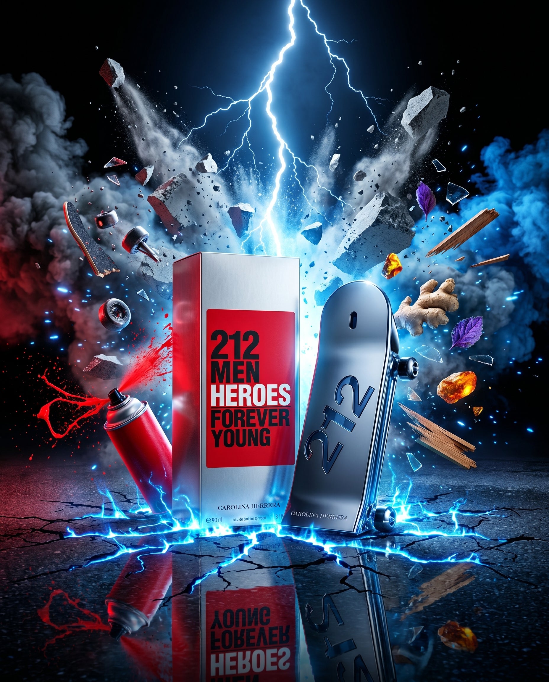Perfume 212 MEN HEROES FOREVER YOUNG Hombre
