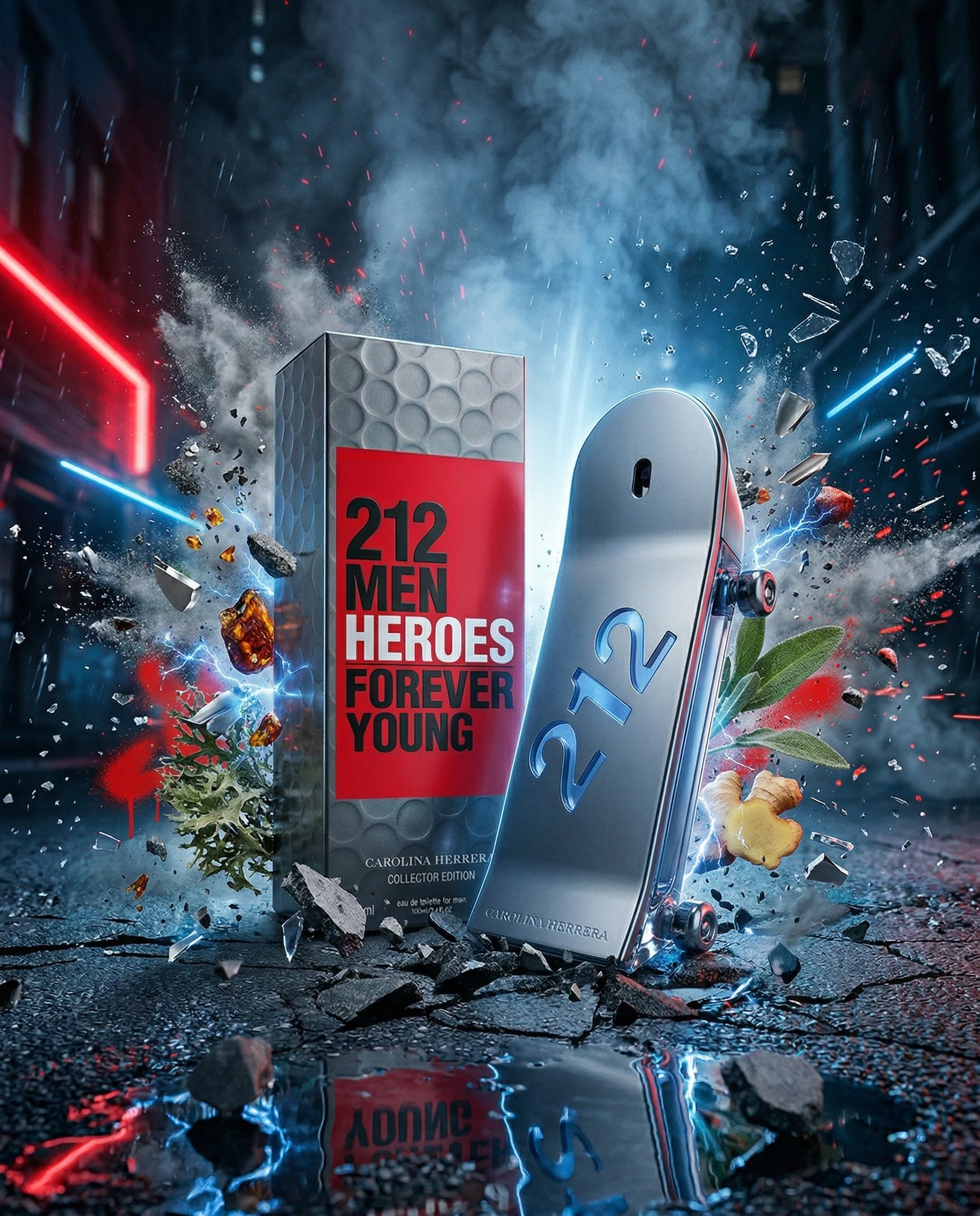 Perfume 212 MEN HEROES FOREVER YOUNG COLLECTOR EDITION Hombre