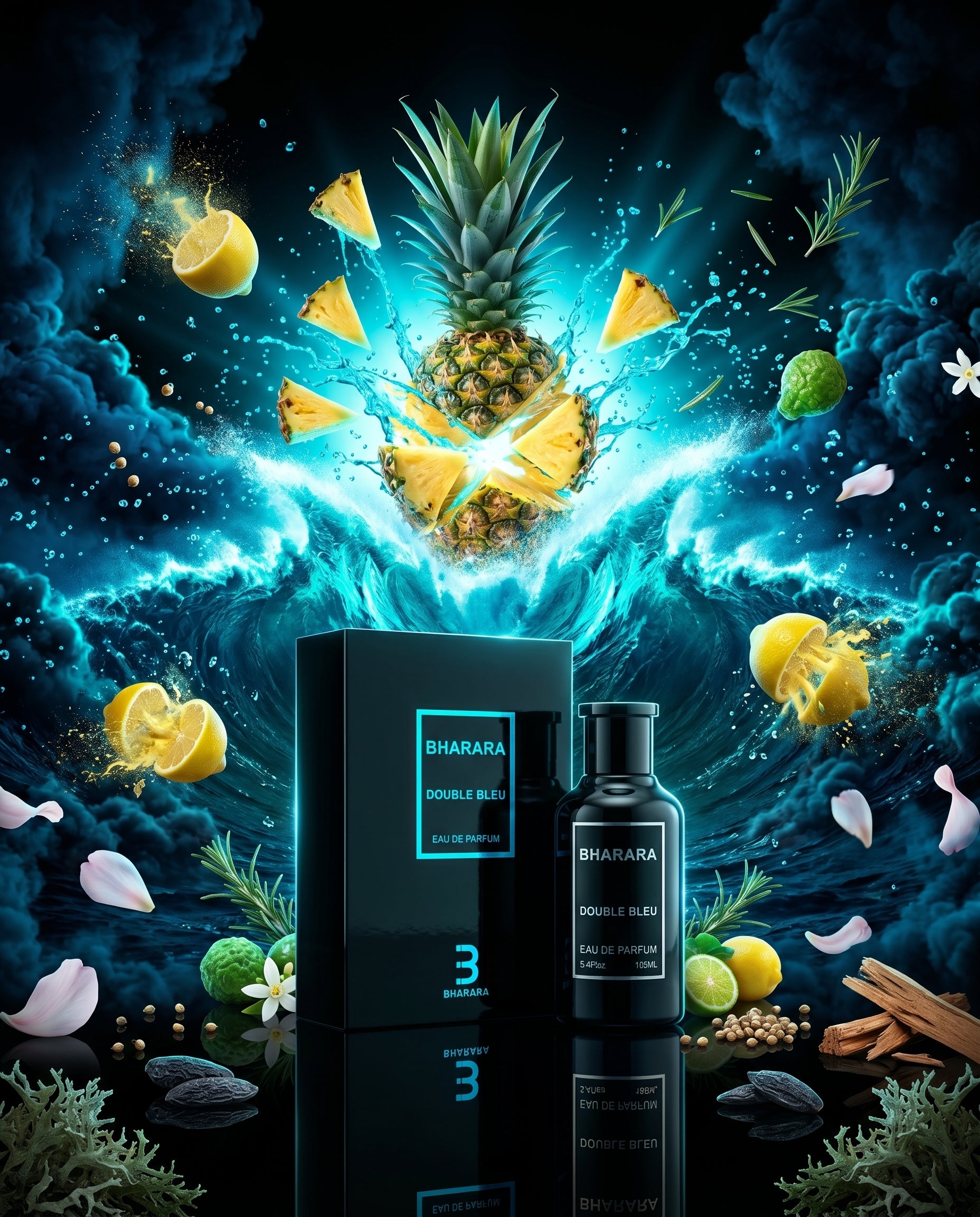 Perfume BHARARA DOUBLE BLEU Hombre