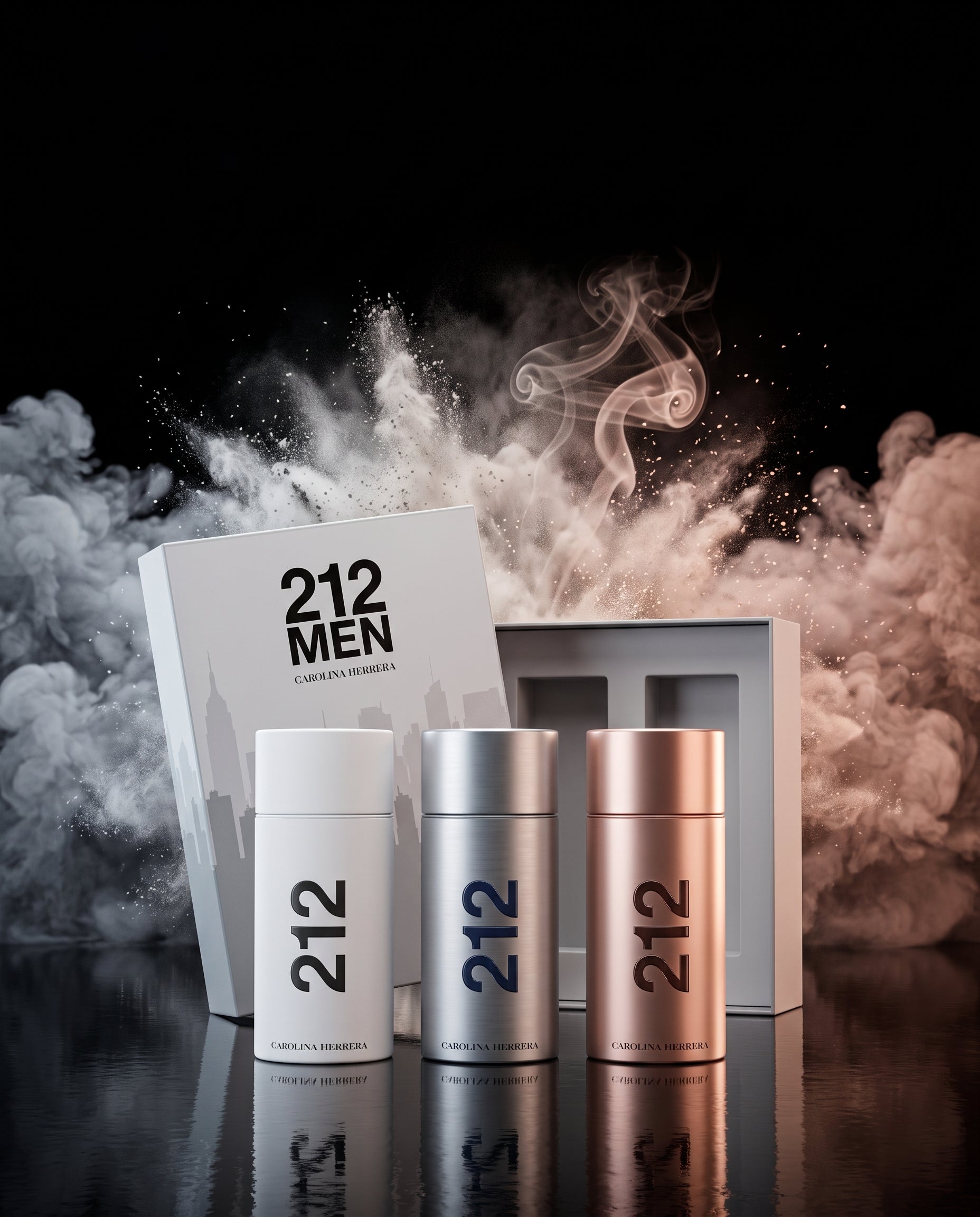 Perfume 212 MEN KIT 3 EN 1 Carolina Herrera Hombre