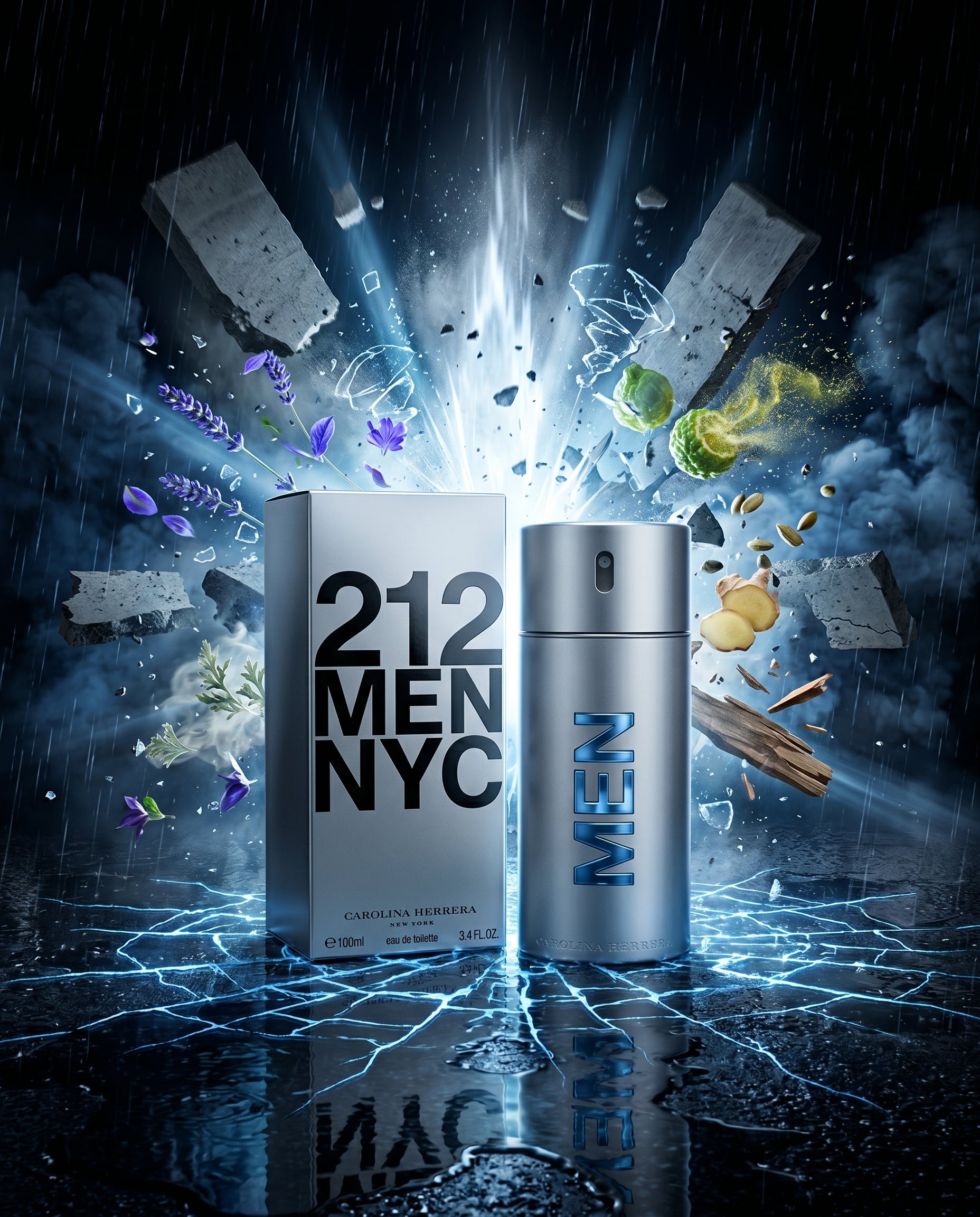 Perfume 212 MEN NYC Carolina Herrera Hombre